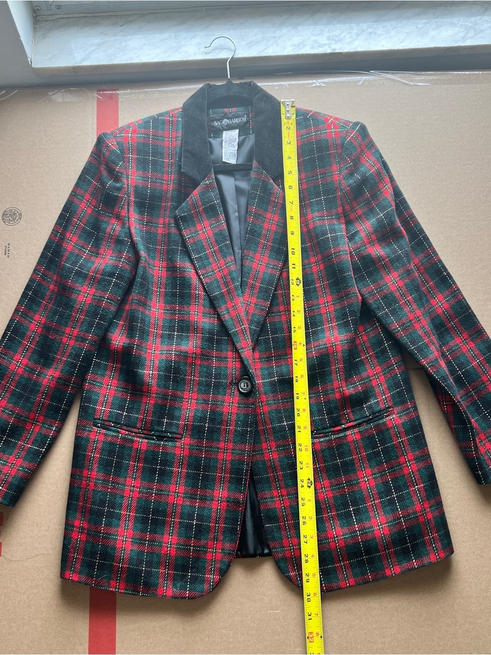 Plaid Blazer for Women